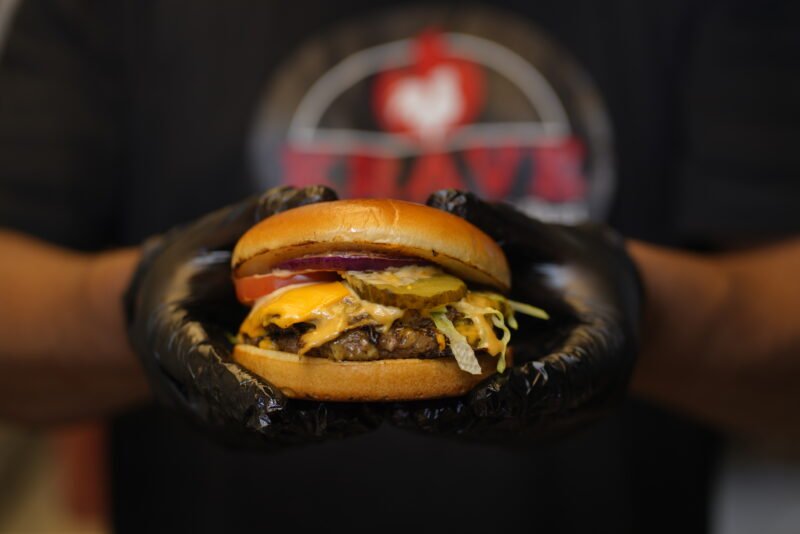 Krave Signature Smash Burger